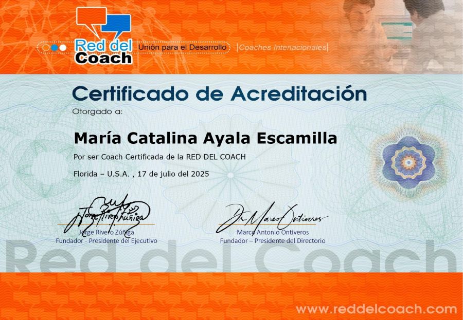 Certificado de Acreditación María Ayala Escamilla